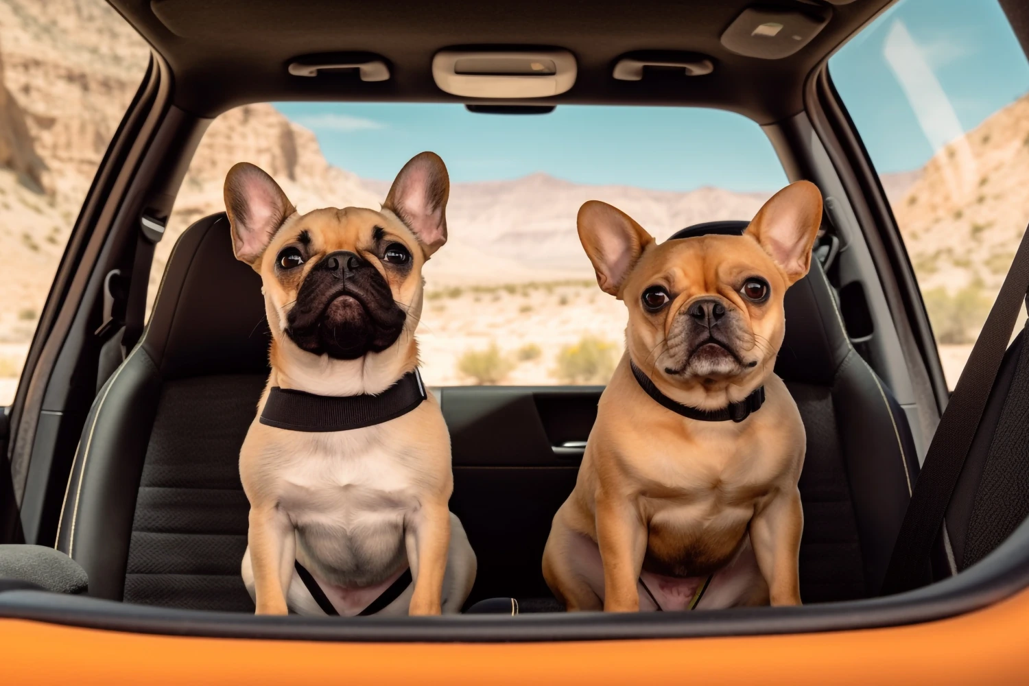 Chevrolet Traverse Dog Carrier Car Seat for Toy French Bulldog